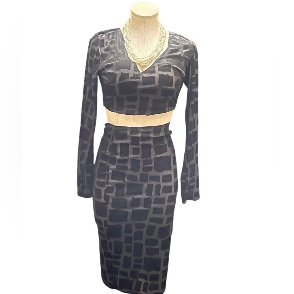 NWT Black Sheer Two-PieceโSetโbyโBrittanyโDeshields